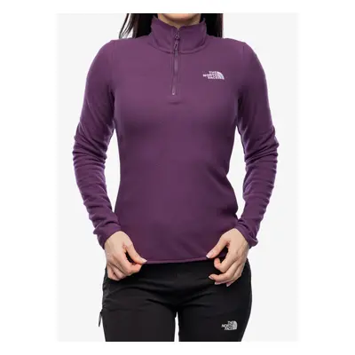 Dámská mikina se zipem The North Face Glacier 1/4 Zip - black currant