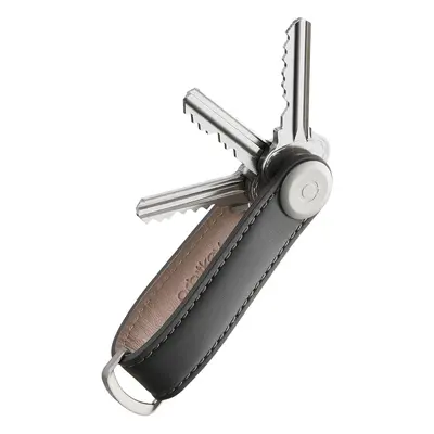 Přívěšek Orbitkey Leather - charcoal/grey