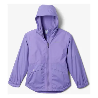 Dívčí bunda Columbia Rainy Trails II Fleece Lined Jacket - paisley purple