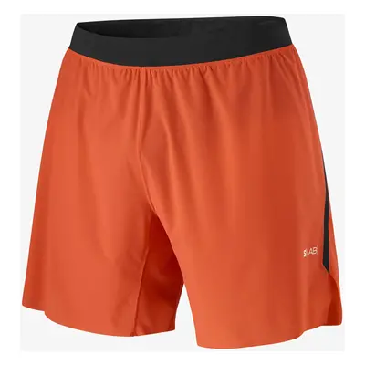 Běžecké kraťasy 2v1 Salomon S/Lab Speed Spl Shorts - fiery red