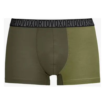 Funkční boxerky Ortovox Essential Trunks - dark wild herbs