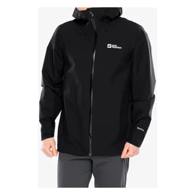 Bunda s membránou Jack Wolfskin Highest Peak 3L Jacket - black