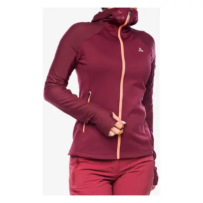 Dámská mikina Schoffel Fleece Hoody Rotbach - dark burgundy