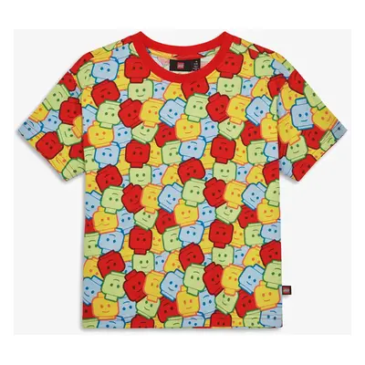 Dětské tričko LEGO Lwtaffy T-Shirt S/S - red