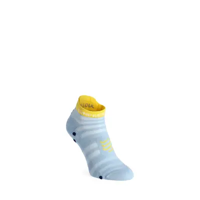 Běžecké ponožky Compressport Pro Racing Socks v4.0 UL Run Low - cashmere blue/maize