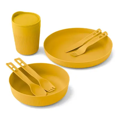 Sada nádobí Sea to Summit Passage Dinnerware Set 7P - yellow