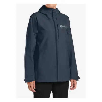 Dámská bunda do deště Jack Wolfskin Tempest 2L Jacket - midnight sky