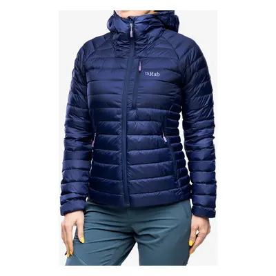 Dámská péřová bunda Rab Microlight Alpine Jacket - patriot blue/marmalade