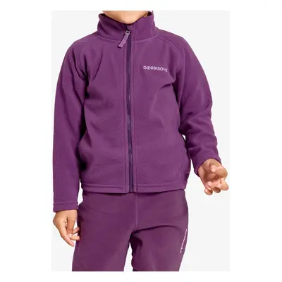 Dětská mikina Didriksons Monte Full Zip - grape