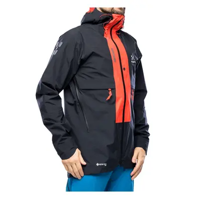 Bunda s membránou Haglofs L.I.M ZT Trek GTX Pro Jacket - true black/zenith red