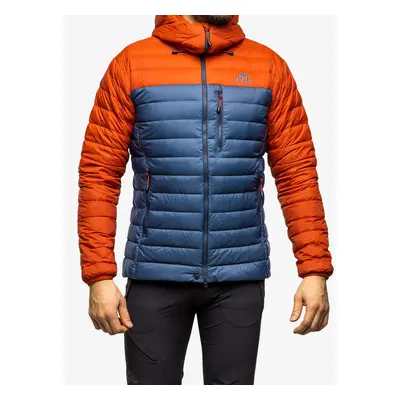 Péřová bunda Mountain Equipment Earthrise Hooded Jacket - dusk/redrock