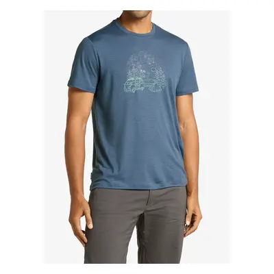 Merino triko Icebreaker Merino Tech Lite III SS Tee Van Camp - dawn