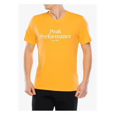 Bavlněné tričko Peak Perfomance Original Tee - blazing orange