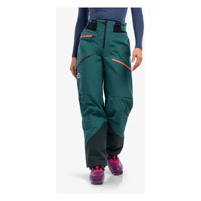 Dámské skialpové kalhoty Ortovox 3l Deep Shell Pants - green