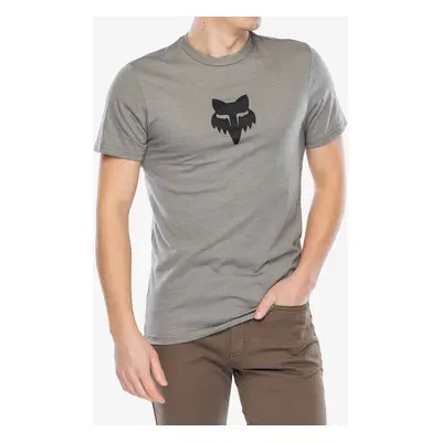 Bavlněné tričko Fox Head SS Prem Tee - heather graphite