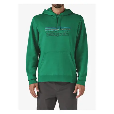 Mikina s kapucí Patagonia P-6 Logo Uprisal Hoody - p-6 outline/heartleaf green