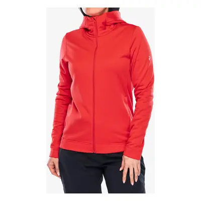 Dámská mikina s kapucí Peak Performance Rider Tech Zip Hood - brilliant red