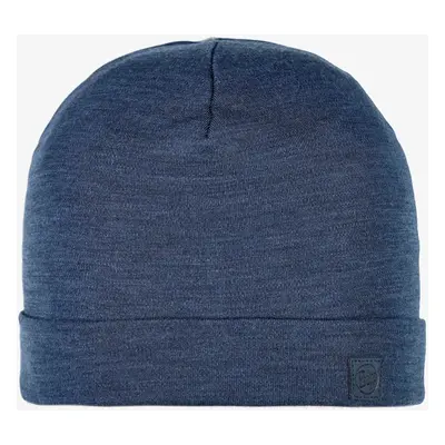 Funkční čepice Buff Heavyweight Merino Wool Beanie - solid indigo