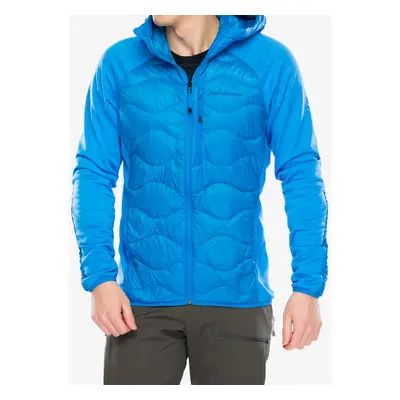 Hybridní bunda Peak Performance Helium Down Hybrid Hood - brilliant blue