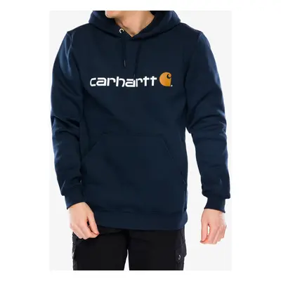 Mikina s kapucí Carhartt Signature Logo Sweatshirt - new navy