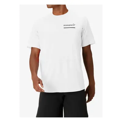 Běžecké triko Norrona Senja Equaliser Lightweight T-Shirt - white