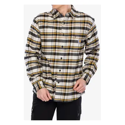 Košile Carhartt Flannel L/S Plaid Shirt - malt