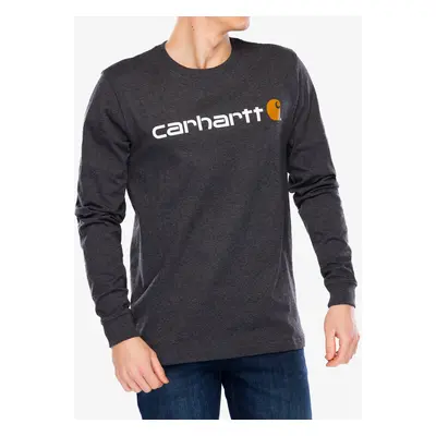 Mikina bez kapuce Carhartt Core Logo T-Shirt L/S - carbon heather