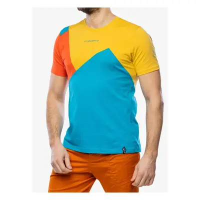 Bavlněné tričko La Sportiva Dude T-Shirt - tropic blue/bamboo