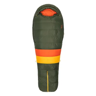 Péřový spacák Marmot Never Winter (183 cm) - nori/red sun