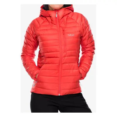 Dámská péřová bunda Rab Microlight Alpine Jacket - red grapefruit