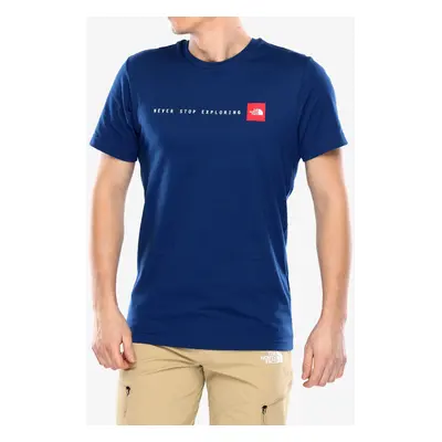 Bavlněné tričko The North Face S/S Never Stop Exploring Tee - estate blue