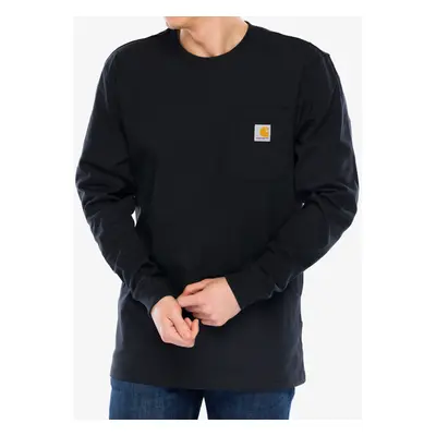 Mikina bez kapuce Carhartt Workwear Pocket T-Shirt L/S - black