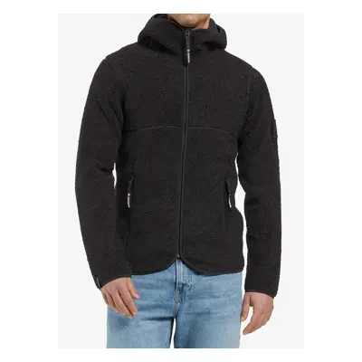 Fleecová bunda Didriksons Bror Full Zip - black