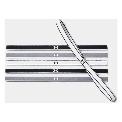 Čelenky Under Armour Mini Headband (6pk) - black/steel/white