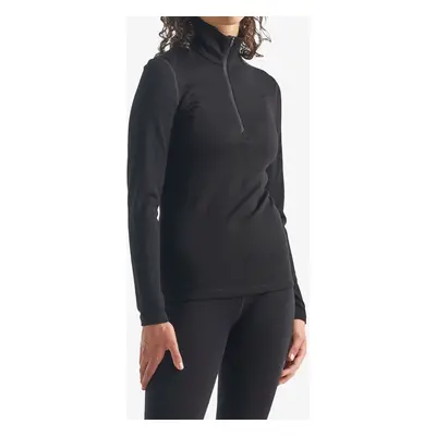 Dámská funkční mikina Icebreaker Tech L/S Half Zip - black