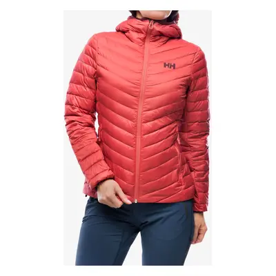 Dámská péřová bunda Helly Hansen Verglas Hooded Down Insulator - poppy red/hickory