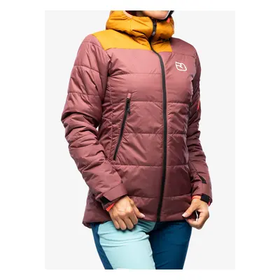 Dámská lyžařská bunda Ortovox Swisswool Zinal Jacket - mountain rose