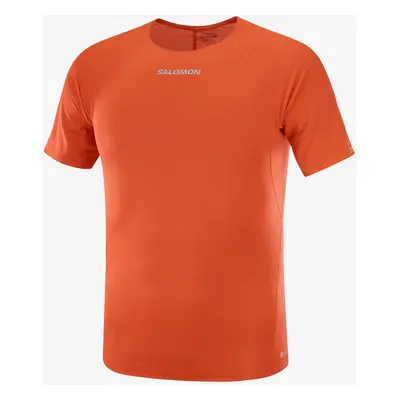 Běžecké triko Salomon S/Lab Speed Tee - fiery red/red