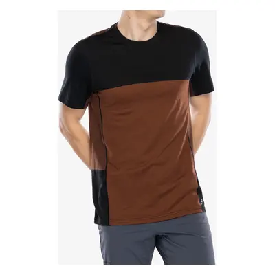 Triko na kolo Smartwool Mountain Bike Short Sleeve Jersey - sable brown/black