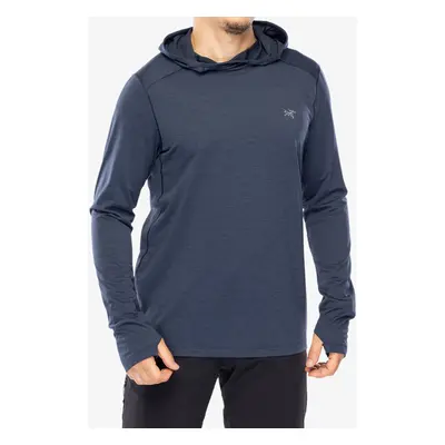 Mikina na běh Arcteryx Cormac Hoody - black sapphire heather