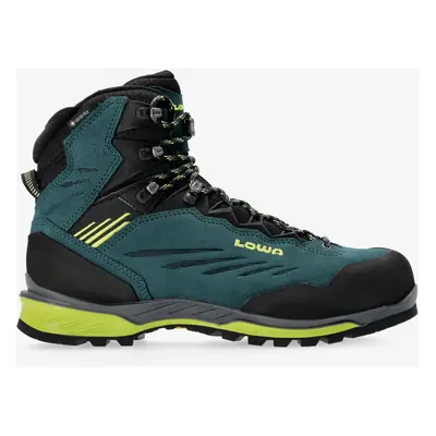 Vysokohorská obuv Lowa Cadin II GTX Mid - steel blue/lime