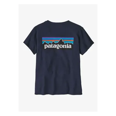 Dámské tričko Patagonia P-6 Logo Responsibili-Tee - new navy