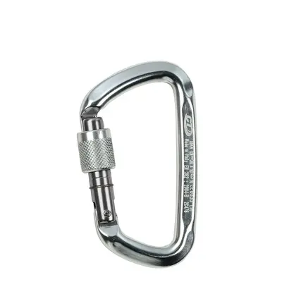 Karabina Climbing Technology D-Shape CF SG - silver