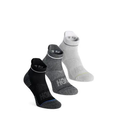 Ponožky na běhání Hoka No-Show Run Sock 3-Pack - white/black/grey