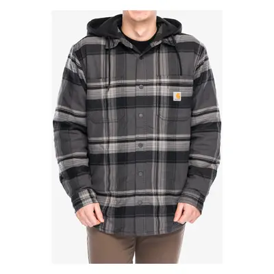 Košile Carhartt Flannel Sherpa-Lined Shirt Jac - black