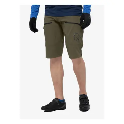 Cyklistické kraťasy Norrona Fjora Flex1 Heavy Duty Shorts - olive night