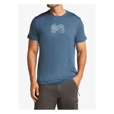 Merino triko Icebreaker Merino Tech Lite SS Tee Adventure Ride - dawn