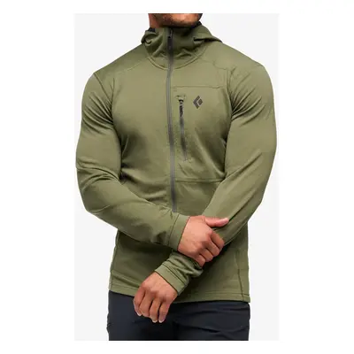 Mikina s kapucí Black Diamond Coefficient Fleece Hoody - tundra