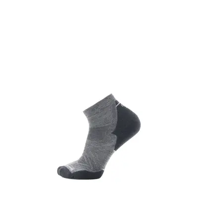 Ponožky na běhání Smartwool Run Targeted Cushion Ankle Socks - medium gray