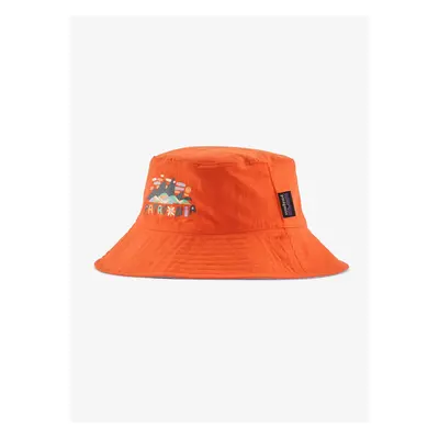 Dětský klobouk Patagonia Baby Sun Bucket Hat - fitz roy superbloom/orange